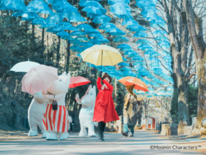 【上三川・宇都宮・佐野発着】「ムーミン谷とアンブレラ」フォトジェニックなアンブレラスカイを体感する旅【ビュッフェ昼食付】/ WEB割引5%引き <日帰り>2